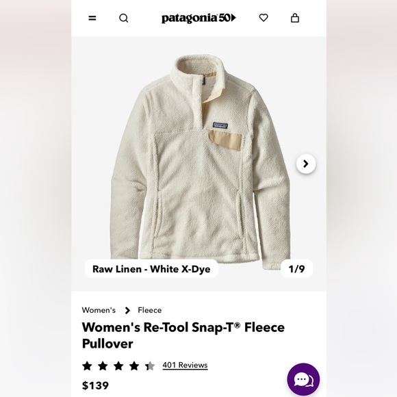 Patagonia Re-Tool Snap-T Fleece Pullover - Picture 2 of 7